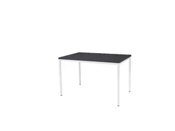 Domino Basic Tafel Vaste Hoogte 120x80 houtprint schaduw wit 4-poots