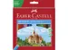 Crayons de couleur Faber-Castell Castle hexagonal étui 48 pces
