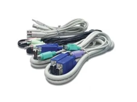 Vertiv Avocent CBL0148, 1,8 m, USB, USB, DVI-D, USB, 2-DVI-D, 2-USB, 1