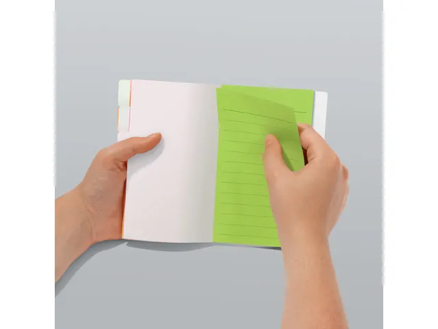 Tabmarker notes Sigel 98x148mm 6 kleuren 42 sheets