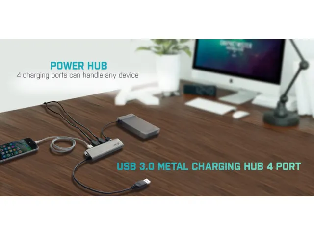 I-TEC Metal Charging HUB 4-Poorts