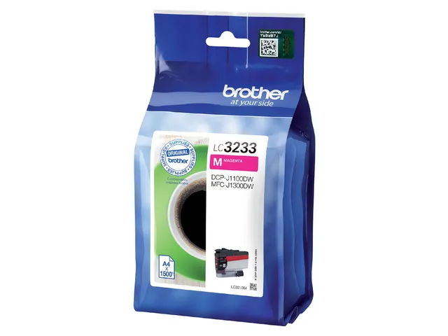 Inktcartridge Brother LC-3233M rood