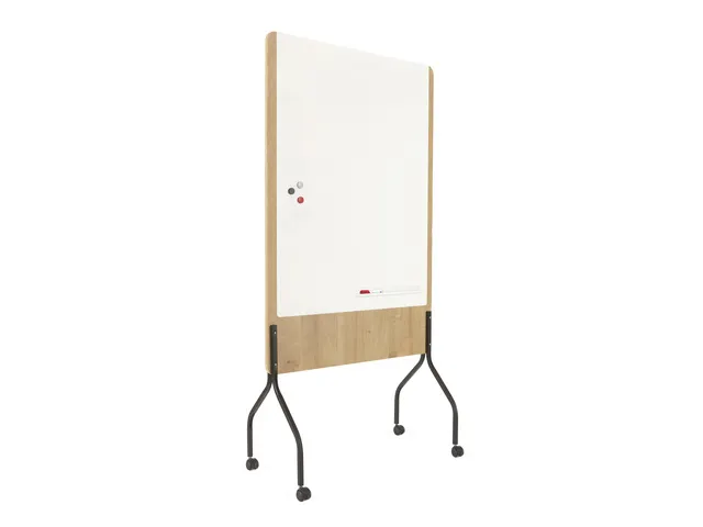 Tableau blanc Rocada Natural 100x120cm blanc mobile double face