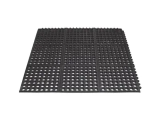 werkplek-vloerbedekking,kliksysteem,HxLxB 15x900x900mm,rubber - 2