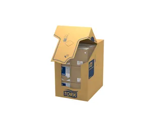 Tork 470001 Cocktailservet Advanced Biscuit 24x24cm - 3