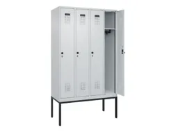 locker,HxBxD 2120x1200x500mm,4vak,vak B 300mm,draaigrendel