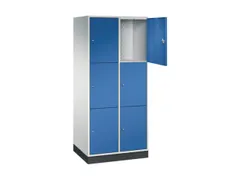 grootvolume-lockersysteem,RAL 7035/RAL 5010,HxBxD 1950x820x600mm