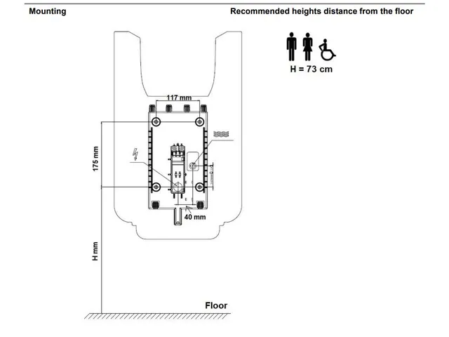 Handendroger U-Flow Wit Automatisch M23A