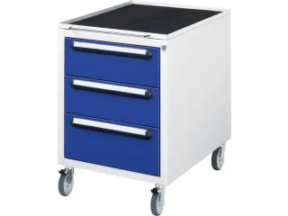verrijdbaar ladeblok,v. werkbank,HxBxD 690x480x600mm,3lade(n) - 2