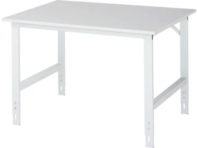 werkbank,ESD,HxBxD 760-1080x1250x1000mm,houtblad