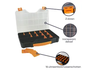 Assortimentsdoos 326x257x48mm 4 Liter - 6