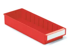 stellingbak,HxBxD 82x186x500mm,PP,rood