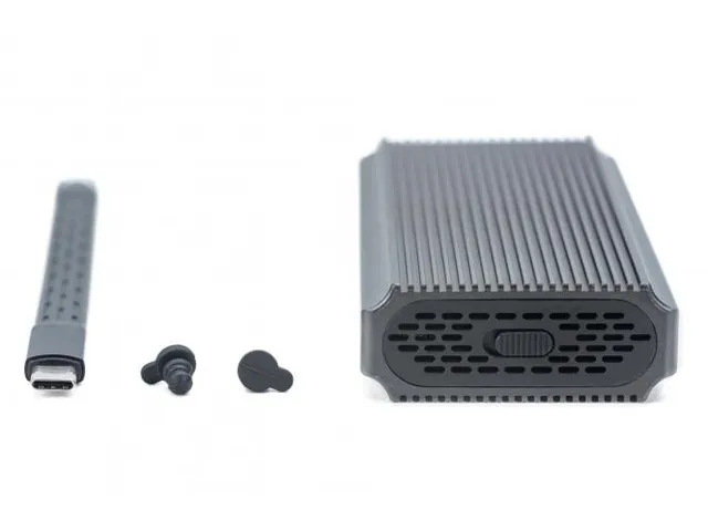 USB-behuizing voor harde schijf extern NVMe 40 Gbps USB 4.0 Aluminium