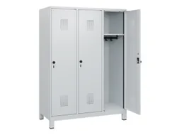schoollocker,HxBxD 1630x1200x500mm,3vak,vak B 400mm,draaigrendel