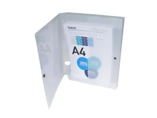 Klasseerdoos PP Krea cover rug 40mm wit - 5
