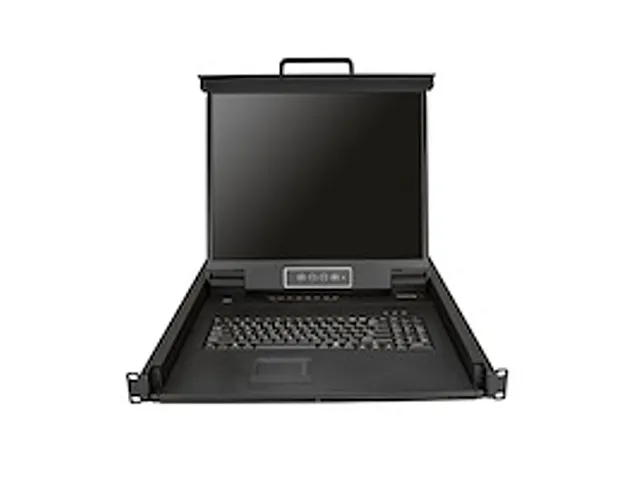 8 port KVM Rack Console met 1,8m Lange Kabels 19 inch