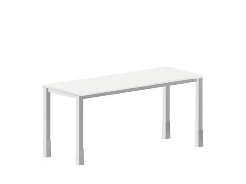 In hoogte verstelbaar bureau,HxBxD 720-840x1600x600mm,Bl-wit