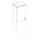 opzetkast v. kast met openslaande deuren CC-zwart 1070x600x445mm