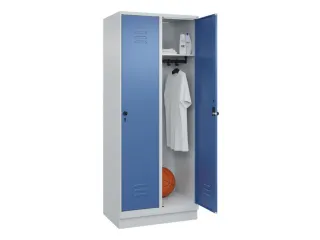 locker,HxBxD 1950x800x500mm,2vak,vak B 400mm,draaigrendel,sokkel - 3