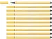 Viltstift STABILO Pen 68/23 medium lichtgeel