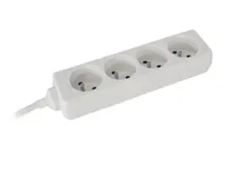 OUTLET 4-Voudige Stekkerdoos - 5m Kabel - WIT - Penaarde - 2