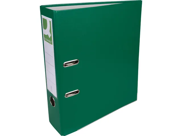 Classeur à levier A4 carton recouvert de PP 80mm vert