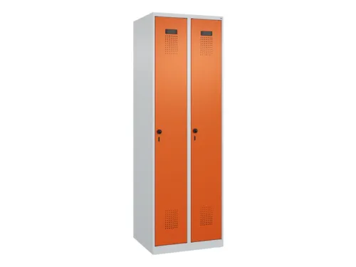 locker voor scheiding van kleding,HxBxD 1850x600x500mm,2vak