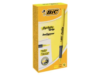 Markeerstift Bic Highlighter Grip Geel - 3