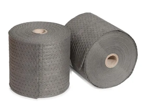 sorbent,rol,LxB 45mx380mm,opnamecapaciteit 211l/VE,vlies,donkergrijs