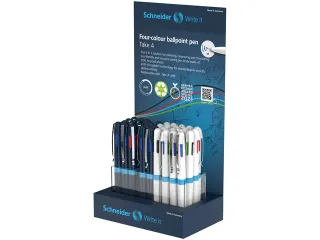 Balpen Schneider Take 4 display a 36 stuks - 1