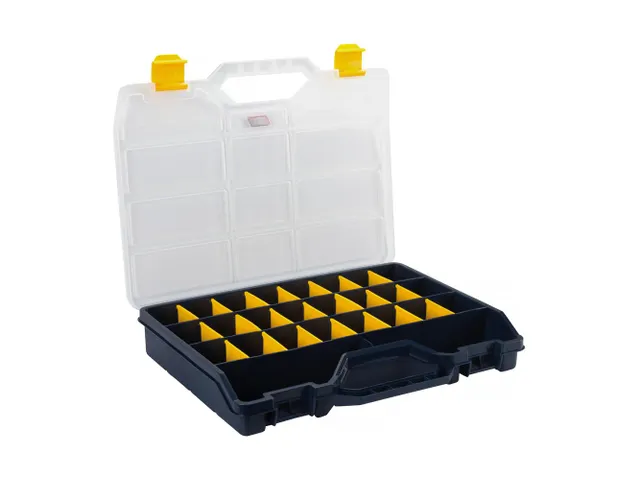 Sorteerkoffer 460x350x81Mm 21 Uitneembare Verdeelvakken