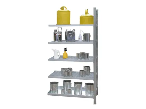 Stelling Aanbouwveld 2000x1300x600mm Aquatox./brandbare Vloeistoffen