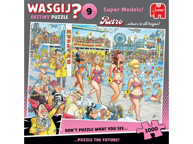 Wasgij Retro Destiny Puzzel 9 Topmodellen! 1000 stukjes