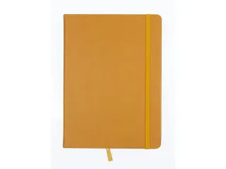 Schetsboek Kangaro A5 okergeel PU HC 80 blad 140gr roomwit met elastie - 4
