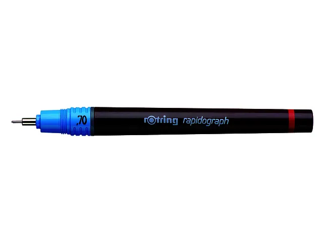 Stylo de Dessin Rotring Rapidograph 155070 0,70mm Bleu