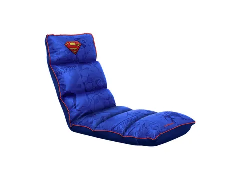 Trust GXT 718SM Rayzee Inklapbare gaming-vloerstoel SuperMan Blauw