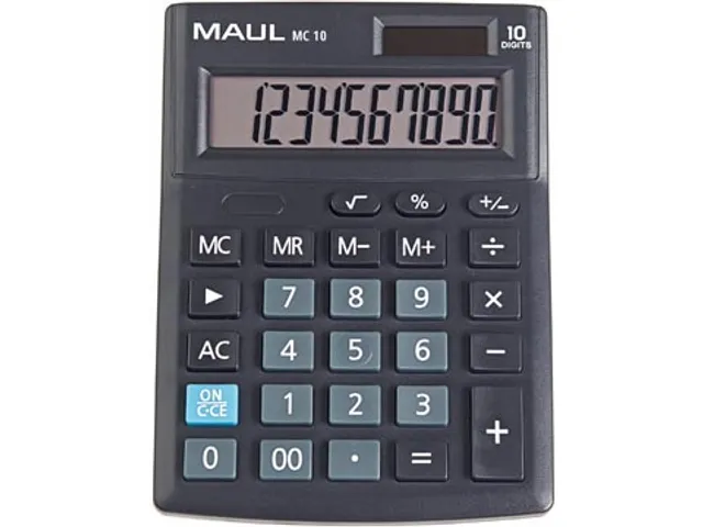 bureaurekenmachine MC 10, zwart