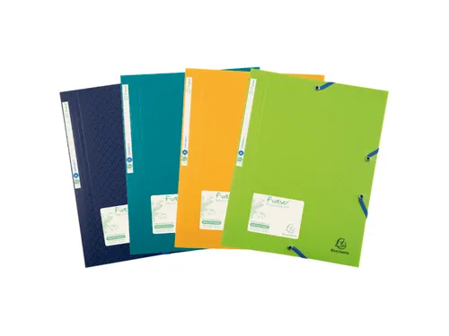 Elastomap 3 kleppen polypropyleen 7/10de Forever PP - A4-Geassorteerd