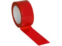 vloermarkeertape PVC rood band LxB 33mx50mm