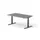 Elektrisch ihv bureau,HxBxD 650-1310x1600x900mm,blad donkergrijs