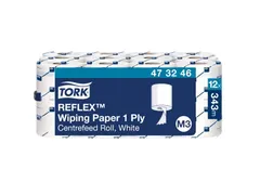Poetspapier Tork M3 Reflex Advanced 1-laags 343 vel wit 473246