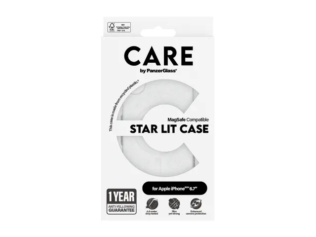 PanzerGlass CARE by Flagship Case Urban Combat Star Lit w. White Ma