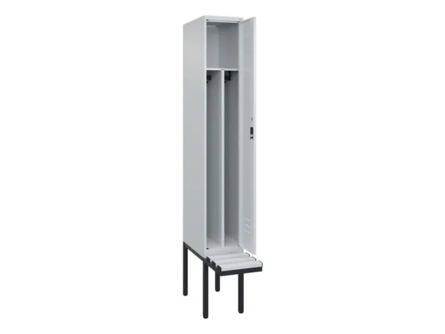 locker voor scheiding van kleding,HxBxD 2120x300x815mm,1vak