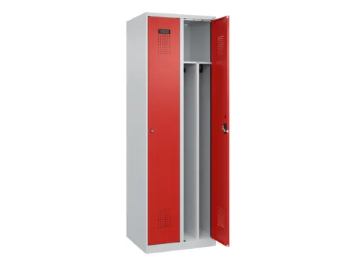 locker voor scheiding van kleding,HxBxD 1850x600x500mm,2vak