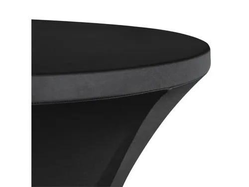 Tafelrok BRASQ voor statafel 80cm zwart