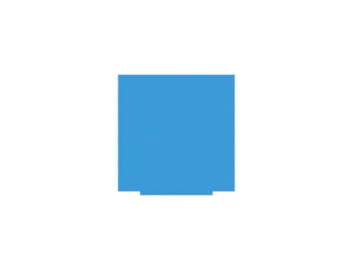 Whiteboard Rocada Skincolour 100x100cm blauw gelakt