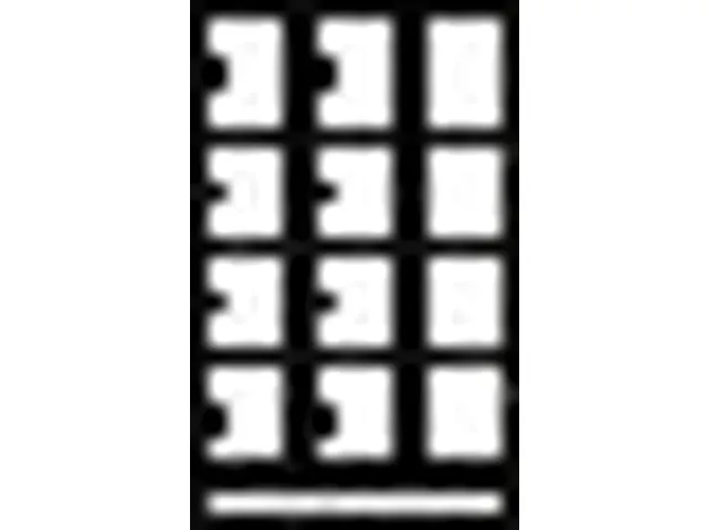 Armoire Multicases Portes Vitrées Hxlxp 1518X1230X500Mm 12Cases Large