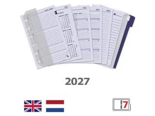 Agendavulling 2027 Kalpa Pocket jaardoos 7dagen/2pagina' - 1