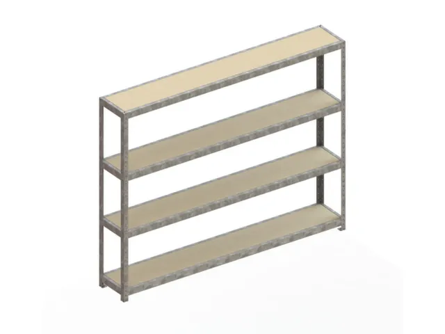 breedvakstelling,grondveld,HxBxD 1970x2504x400mm,vakl. 400kg