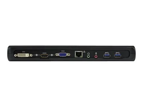 Dual Monitor USB 3.0 laptop docking station met HDMI, DVI en VGA